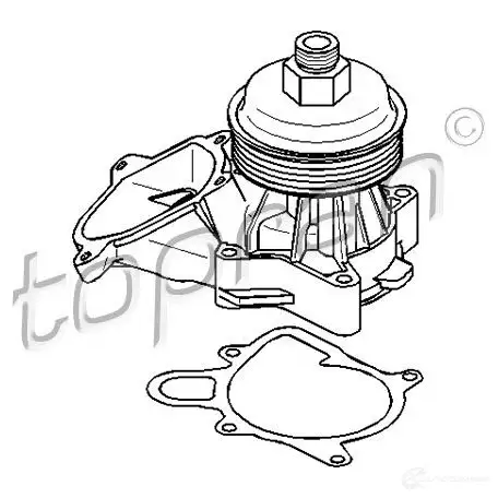 Водяной насос, помпа TOPRAN 501686 VDK N3 2446213 изображение 0