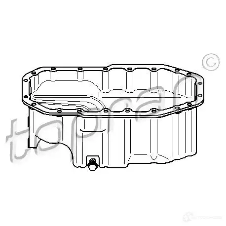 Поддон двигателя TOPRAN 2437545 112359 S52N IP9