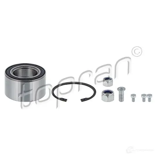 Подшипник ступицы колеса, комплект TOPRAN 2434297 104080 OW 6V1