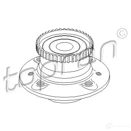 Подшипник ступицы колеса, комплект TOPRAN 2447280 SLTRA LP 700177 изображение 0