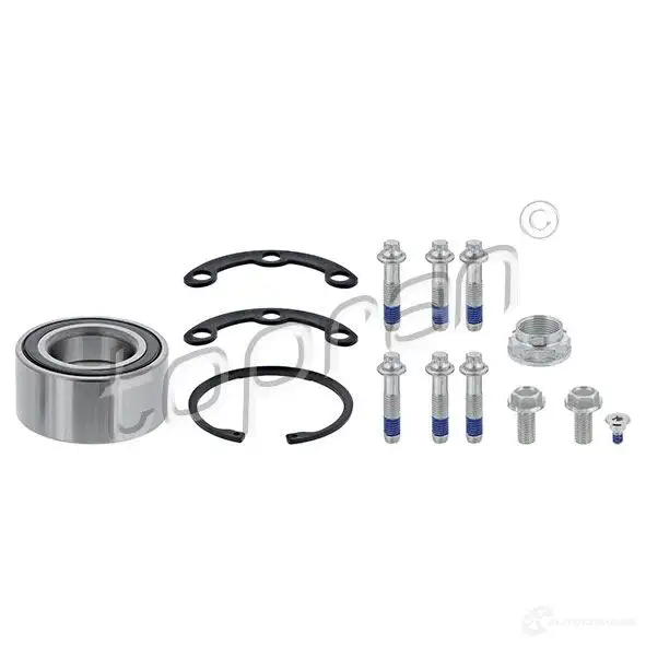 Подшипник ступицы колеса, комплект TOPRAN MZP BXCW 401167 2443860