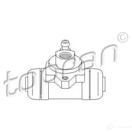 Рабочий тормозной цилиндр TOPRAN 1423575983 300654 T F88DHX изображение 0