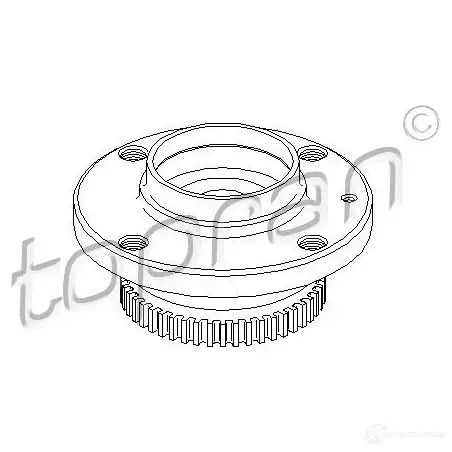 Ступица колеса TOPRAN 722250 WRC HY1 2449321 изображение 0