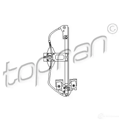 Стеклоподъемник TOPRAN XNU MA 103157 2433892