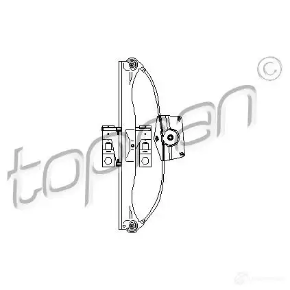 Стеклоподъемник TOPRAN 2438010 SEMDMF L 113511