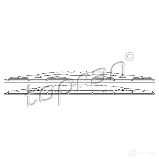 Щетка стеклоочистителя TOPRAN MBZR 36 103580 2434104