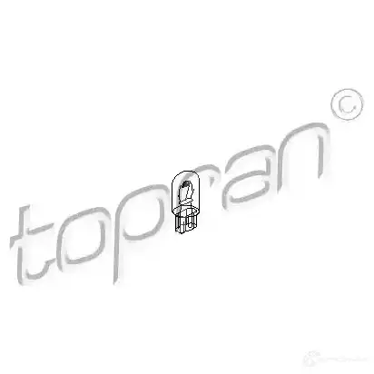 Лампа панели приборов TOPRAN 2434525 1J0E4ZQ W2x4,6D W1,2W 104495 изображение 0