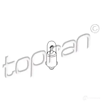 Лампа стояночного фонаря TOPRAN SWRZXO BA9S T4W 104487 2434517 изображение 0