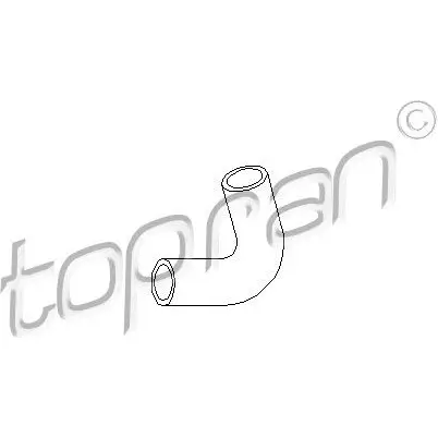 Шланг сапуна картера TOPRAN 206556 2440625 ZBN 32M изображение 0