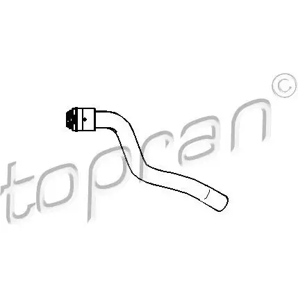Патрубок радиатора, шланг TOPRAN X0C4 H9R 2441306 207685 изображение 0