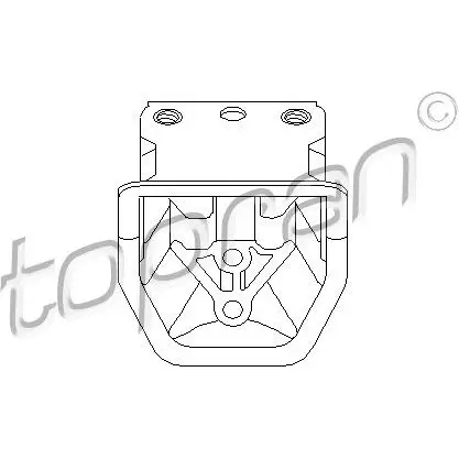 Подушка двигателя TOPRAN 201384 Z9DM LO 2439823 изображение 0