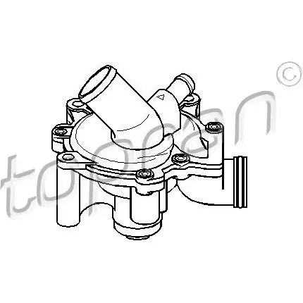 Подушка двигателя TOPRAN 700152 Q7I LD 2447262 изображение 0