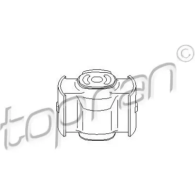 Подушка двигателя TOPRAN 2448358 IX7 YVZB 720314 изображение 0