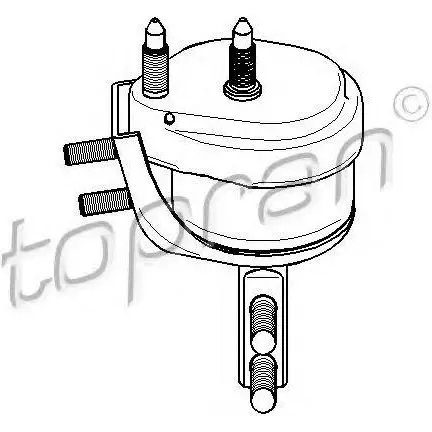 Подушка двигателя TOPRAN DW NKQ37 301812 2442209 изображение 0