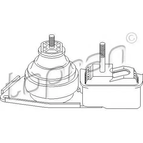 Подушка двигателя TOPRAN 107965 2434864 JI TND изображение 0
