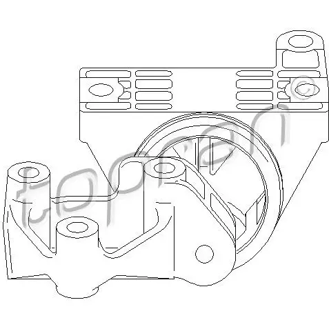 Подушка двигателя TOPRAN 722092 XXL R97U 2449222 изображение 0