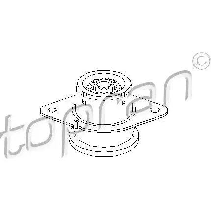 Подушка двигателя TOPRAN 207758 IZ H1I7 2441354 изображение 0