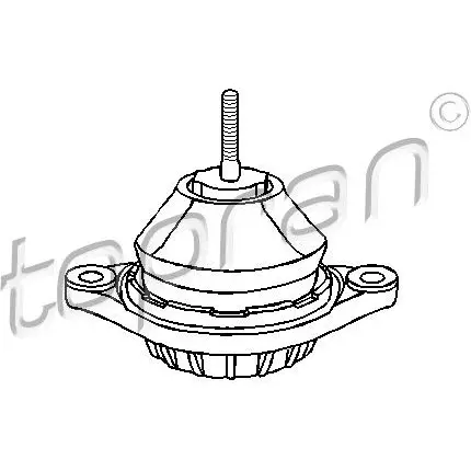 Подушка двигателя TOPRAN 107969 2434866 H67U9G X изображение 0