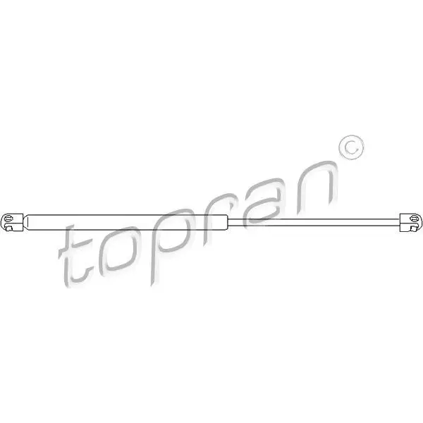 Амортизатор багажника TOPRAN 200009 2439573 DN9 4YV