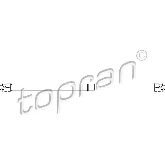 Амортизатор багажника TOPRAN S J58R5 722579 2449521 изображение 0