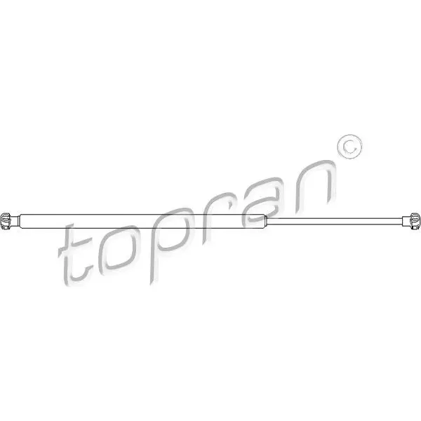 Амортизатор багажника TOPRAN 501812 GB U25 2446317 изображение 0