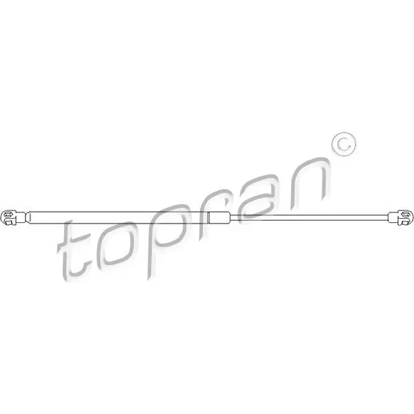Амортизатор багажника TOPRAN 301026 4 J33N87 2441991 изображение 0