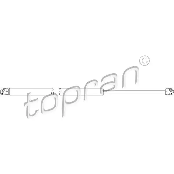 Амортизатор багажника TOPRAN 113532 HBE N4 2438025 изображение 0