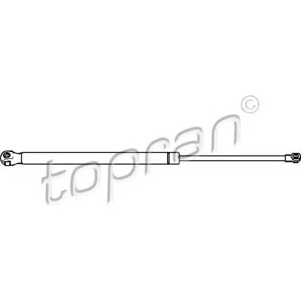 Амортизатор багажника TOPRAN 2449529 722587 8 Q2JU02