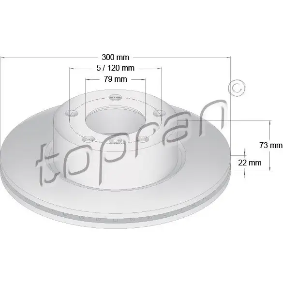 Тормозной диск TOPRAN 501901 1224468258 MF TXGI изображение 0