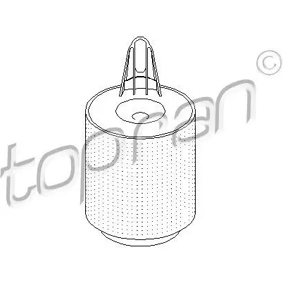 Воздушный фильтр TOPRAN 500936 Z1L ASN 2445683