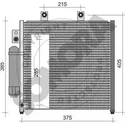 Радиатор кондиционера SOMORA V3UH7 210160 1218827497 H C512