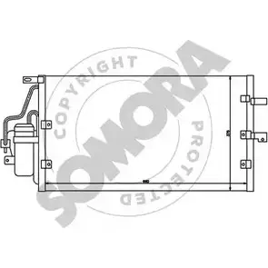 Радиатор кондиционера SOMORA 313360 1218832519 TI 9SP 4CWD0 изображение 0