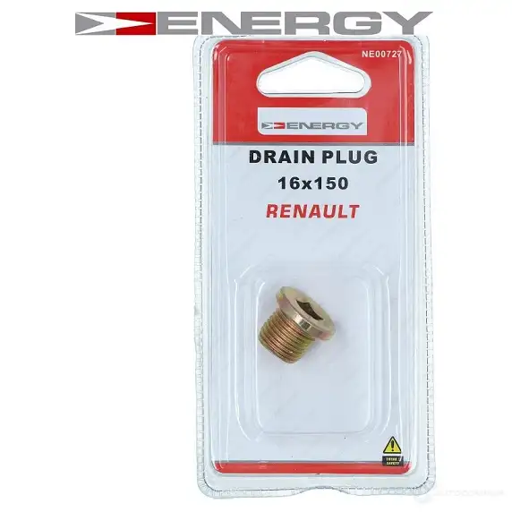 Сливная пробка поддона ENERGY 1437908440 VF93 K ne00727 - Изображение 1