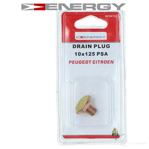 Сливная пробка поддона ENERGY 1437908445 ne00730 8 DYMJZ1 - Изображение 1