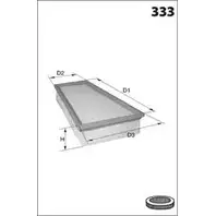 Воздушный фильтр MECAFILTER 1220194949 ELP9498 FAYLZ29 GVV TZ4S