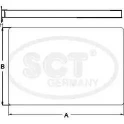 Салонный фильтр SCT GERMANY SA 1343 Z1 0Q449 7ECEJ 1220316816 изображение 0