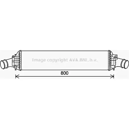 Интеркулер AVA QUALITY COOLING 2 C48RH9 4045385217717 AI4406 1221459047
