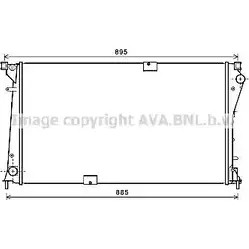 Радиатор охлаждения двигателя AVA QUALITY COOLING RTA2490 4045385216888 1221522585 BTAIB G