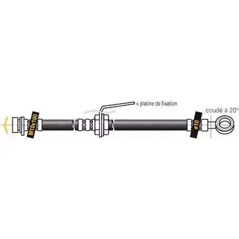 Тормозной шланг MGA M2B7VDT 44 ZSYI F5227 1221736073 изображение 0