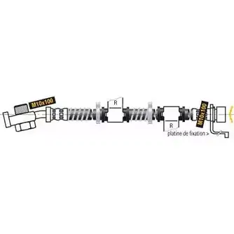 Тормозной шланг MGA BD43B V61 JC4 F5306 1221736369