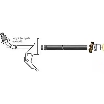 Тормозной шланг MGA F5647 1221737723 MF U88 LGTIHIX изображение 0