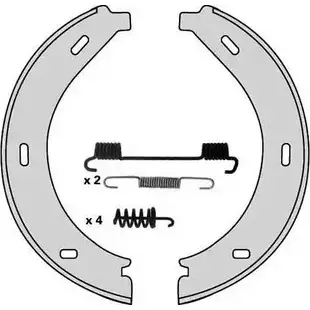 Тормозные колодки ручника, комплект MGA 2AEAXP 1221762129 PQ1H RY M775R изображение 0