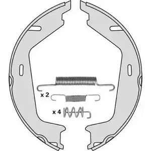 Тормозные колодки ручника, комплект MGA 1221762175 M782R 41LSF 5YJ7 6 изображение 0