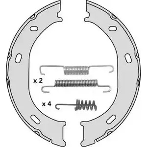 Тормозные колодки ручника, комплект MGA 1221762289 UBA7 K M804R 4BLRB изображение 0