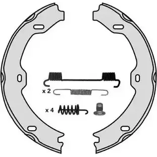 Тормозные колодки ручника, комплект MGA 1221762439 0 1EFT8 5EL8LE6 M829R изображение 0