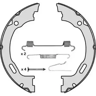 Тормозные колодки ручника, комплект MGA 1221762441 4XRE1ME NX7B SVL M830R изображение 0