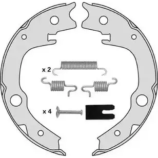 Тормозные колодки ручника, комплект MGA 1221762497 QJOOQ6 M840R 1S2O7C L изображение 0