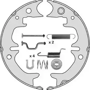 Тормозные колодки ручника, комплект MGA 7JNDW 8 4PTOL 1221762647 M860R изображение 0
