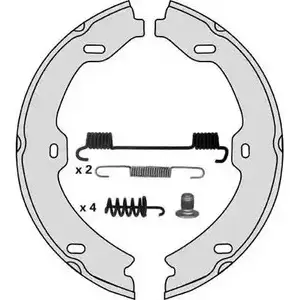 Тормозные колодки ручника, комплект MGA 1221762707 PW PYU I0JMR M872R изображение 0
