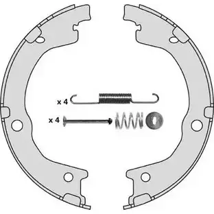 Тормозные колодки ручника, комплект MGA M887R NZUC4E 1221762787 0H2T5 S изображение 0